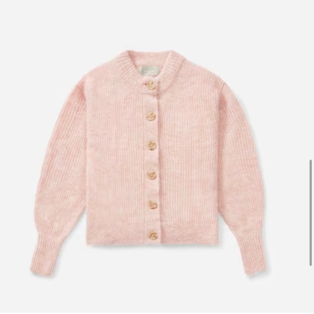 Everlane Alpaca Cropped Cardigan